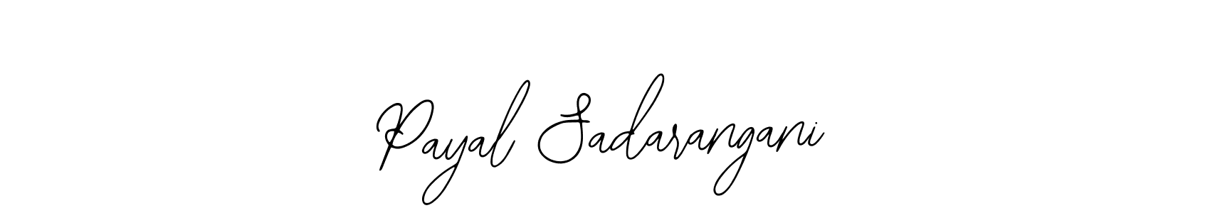 Also we have Payal Sadarangani name is the best signature style. Create professional handwritten signature collection using Bearetta-2O07w autograph style. Payal Sadarangani signature style 12 images and pictures png