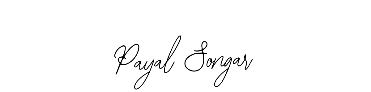 How to make Payal Songar name signature. Use Bearetta-2O07w style for creating short signs online. This is the latest handwritten sign. Payal Songar signature style 12 images and pictures png