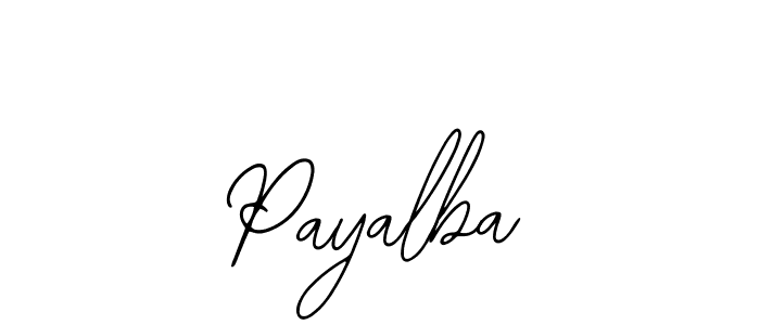 How to make Payalba signature? Bearetta-2O07w is a professional autograph style. Create handwritten signature for Payalba name. Payalba signature style 12 images and pictures png