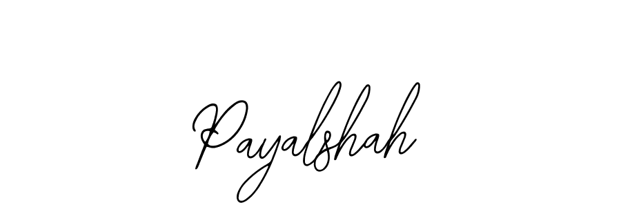 Design your own signature with our free online signature maker. With this signature software, you can create a handwritten (Bearetta-2O07w) signature for name Payalshah. Payalshah signature style 12 images and pictures png