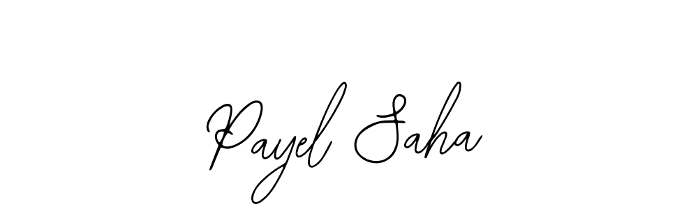 How to make Payel Saha name signature. Use Bearetta-2O07w style for creating short signs online. This is the latest handwritten sign. Payel Saha signature style 12 images and pictures png