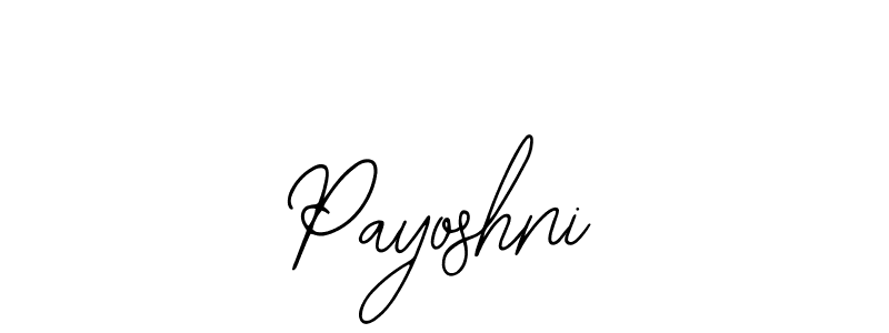 You should practise on your own different ways (Bearetta-2O07w) to write your name (Payoshni) in signature. don't let someone else do it for you. Payoshni signature style 12 images and pictures png