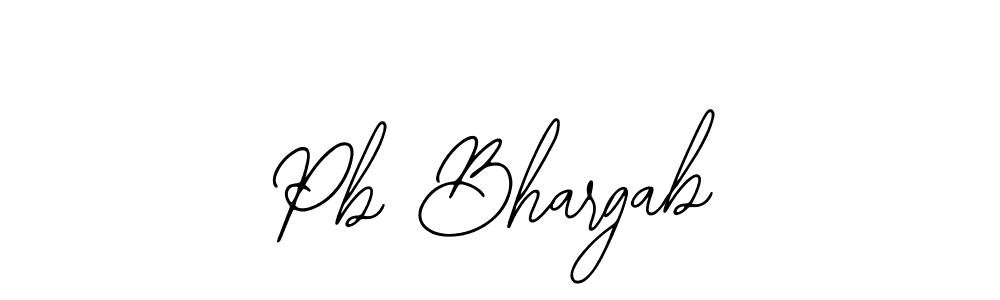 Once you've used our free online signature maker to create your best signature Bearetta-2O07w style, it's time to enjoy all of the benefits that Pb Bhargab name signing documents. Pb Bhargab signature style 12 images and pictures png
