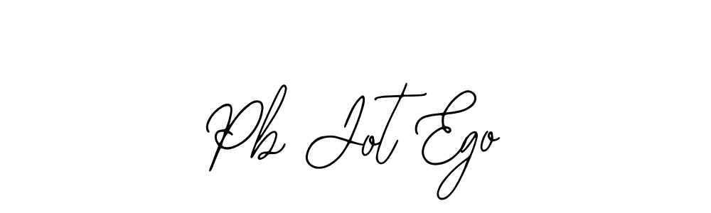 Use a signature maker to create a handwritten signature online. With this signature software, you can design (Bearetta-2O07w) your own signature for name Pb Jot Ego. Pb Jot Ego signature style 12 images and pictures png