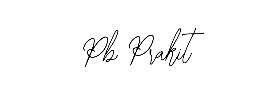 Also You can easily find your signature by using the search form. We will create Pb Prakit name handwritten signature images for you free of cost using Bearetta-2O07w sign style. Pb Prakit signature style 12 images and pictures png