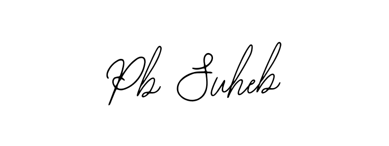 Make a beautiful signature design for name Pb Suheb. Use this online signature maker to create a handwritten signature for free. Pb Suheb signature style 12 images and pictures png