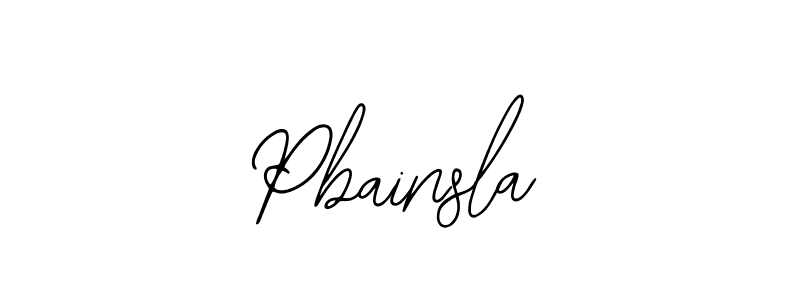How to Draw Pbainsla signature style? Bearetta-2O07w is a latest design signature styles for name Pbainsla. Pbainsla signature style 12 images and pictures png