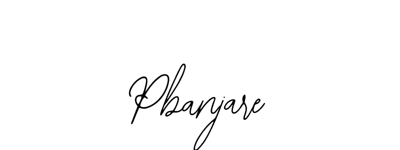 The best way (Bearetta-2O07w) to make a short signature is to pick only two or three words in your name. The name Pbanjare include a total of six letters. For converting this name. Pbanjare signature style 12 images and pictures png