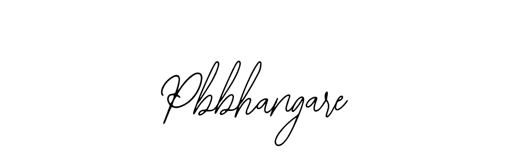 Similarly Bearetta-2O07w is the best handwritten signature design. Signature creator online .You can use it as an online autograph creator for name Pbbhangare. Pbbhangare signature style 12 images and pictures png