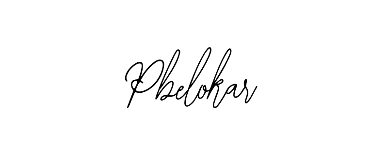 if you are searching for the best signature style for your name Pbelokar. so please give up your signature search. here we have designed multiple signature styles  using Bearetta-2O07w. Pbelokar signature style 12 images and pictures png