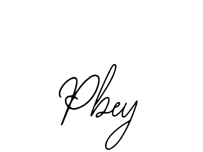 Pbey stylish signature style. Best Handwritten Sign (Bearetta-2O07w) for my name. Handwritten Signature Collection Ideas for my name Pbey. Pbey signature style 12 images and pictures png