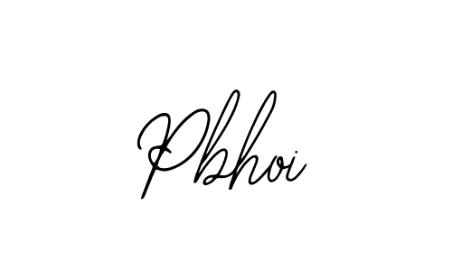 Make a beautiful signature design for name Pbhoi. With this signature (Bearetta-2O07w) style, you can create a handwritten signature for free. Pbhoi signature style 12 images and pictures png