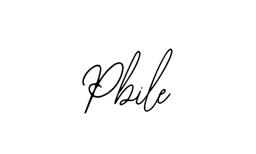Make a beautiful signature design for name Pbile. With this signature (Bearetta-2O07w) style, you can create a handwritten signature for free. Pbile signature style 12 images and pictures png