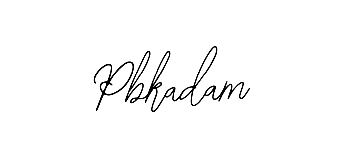 Design your own signature with our free online signature maker. With this signature software, you can create a handwritten (Bearetta-2O07w) signature for name Pbkadam. Pbkadam signature style 12 images and pictures png