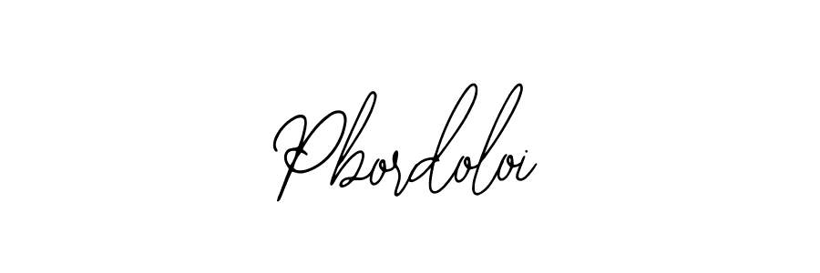 How to make Pbordoloi signature? Bearetta-2O07w is a professional autograph style. Create handwritten signature for Pbordoloi name. Pbordoloi signature style 12 images and pictures png