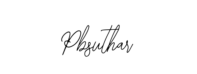 if you are searching for the best signature style for your name Pbsuthar. so please give up your signature search. here we have designed multiple signature styles  using Bearetta-2O07w. Pbsuthar signature style 12 images and pictures png