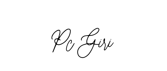 You should practise on your own different ways (Bearetta-2O07w) to write your name (Pc Giri) in signature. don't let someone else do it for you. Pc Giri signature style 12 images and pictures png