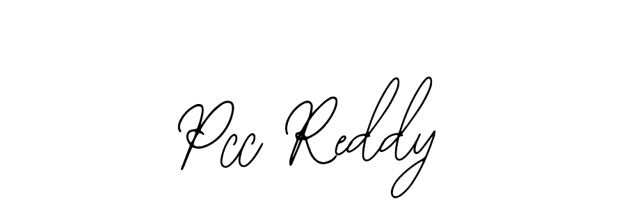 You should practise on your own different ways (Bearetta-2O07w) to write your name (Pcc Reddy) in signature. don't let someone else do it for you. Pcc Reddy signature style 12 images and pictures png