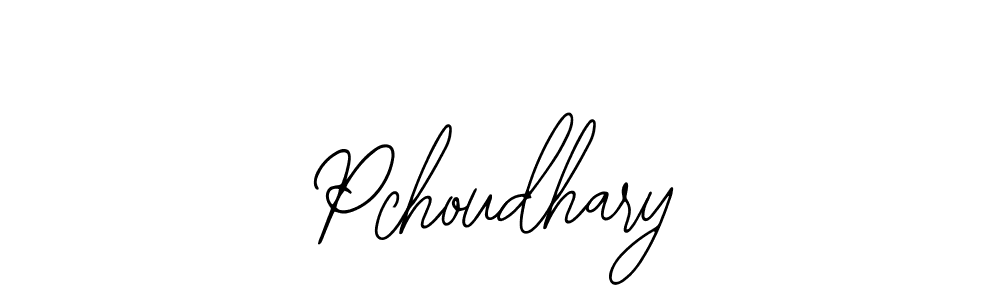 Bearetta-2O07w is a professional signature style that is perfect for those who want to add a touch of class to their signature. It is also a great choice for those who want to make their signature more unique. Get Pchoudhary name to fancy signature for free. Pchoudhary signature style 12 images and pictures png