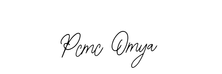 if you are searching for the best signature style for your name Pcmc Omya. so please give up your signature search. here we have designed multiple signature styles  using Bearetta-2O07w. Pcmc Omya signature style 12 images and pictures png