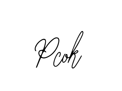 Create a beautiful signature design for name Pcok. With this signature (Bearetta-2O07w) fonts, you can make a handwritten signature for free. Pcok signature style 12 images and pictures png