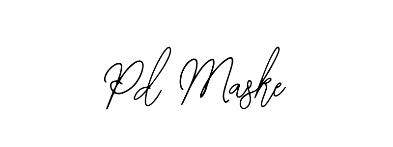 Create a beautiful signature design for name Pd Maske. With this signature (Bearetta-2O07w) fonts, you can make a handwritten signature for free. Pd Maske signature style 12 images and pictures png