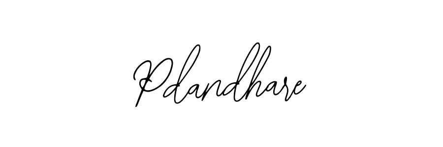 How to Draw Pdandhare signature style? Bearetta-2O07w is a latest design signature styles for name Pdandhare. Pdandhare signature style 12 images and pictures png