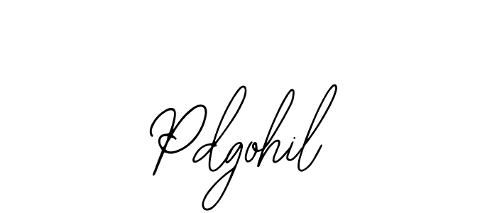 Pdgohil stylish signature style. Best Handwritten Sign (Bearetta-2O07w) for my name. Handwritten Signature Collection Ideas for my name Pdgohil. Pdgohil signature style 12 images and pictures png