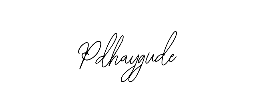 Pdhaygude stylish signature style. Best Handwritten Sign (Bearetta-2O07w) for my name. Handwritten Signature Collection Ideas for my name Pdhaygude. Pdhaygude signature style 12 images and pictures png