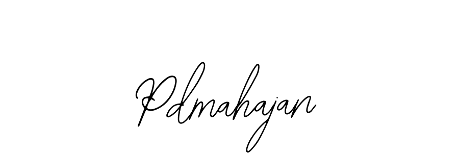 How to make Pdmahajan name signature. Use Bearetta-2O07w style for creating short signs online. This is the latest handwritten sign. Pdmahajan signature style 12 images and pictures png