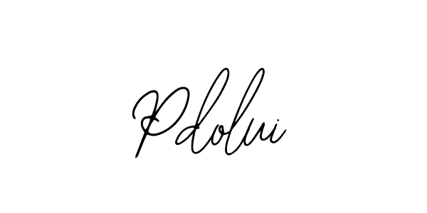 Best and Professional Signature Style for Pdolui. Bearetta-2O07w Best Signature Style Collection. Pdolui signature style 12 images and pictures png