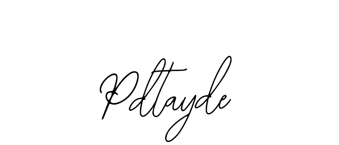Make a beautiful signature design for name Pdtayde. With this signature (Bearetta-2O07w) style, you can create a handwritten signature for free. Pdtayde signature style 12 images and pictures png