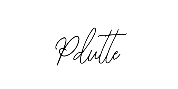 Use a signature maker to create a handwritten signature online. With this signature software, you can design (Bearetta-2O07w) your own signature for name Pdutte. Pdutte signature style 12 images and pictures png