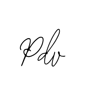 You should practise on your own different ways (Bearetta-2O07w) to write your name (Pdv) in signature. don't let someone else do it for you. Pdv signature style 12 images and pictures png