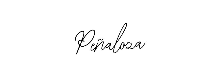 Use a signature maker to create a handwritten signature online. With this signature software, you can design (Bearetta-2O07w) your own signature for name Peñaloza. Peñaloza signature style 12 images and pictures png