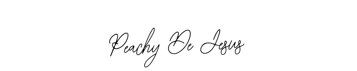 Bearetta-2O07w is a professional signature style that is perfect for those who want to add a touch of class to their signature. It is also a great choice for those who want to make their signature more unique. Get Peachy De Jesus name to fancy signature for free. Peachy De Jesus signature style 12 images and pictures png