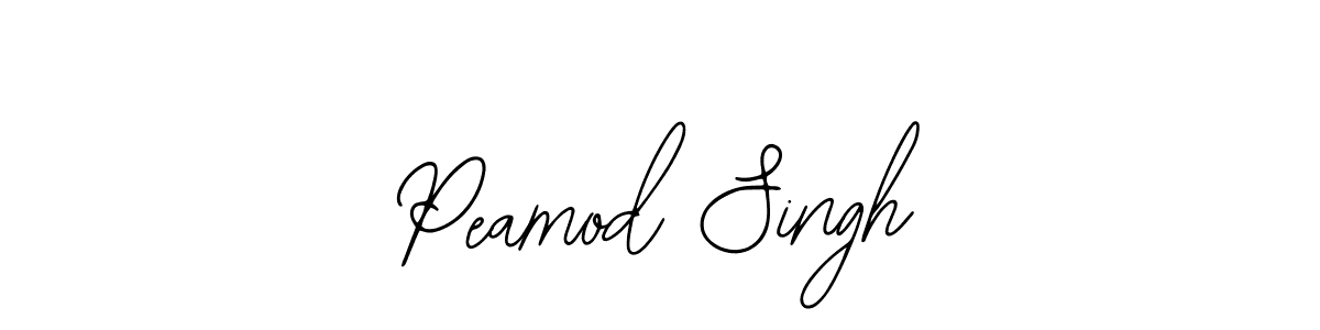 Design your own signature with our free online signature maker. With this signature software, you can create a handwritten (Bearetta-2O07w) signature for name Peamod Singh. Peamod Singh signature style 12 images and pictures png