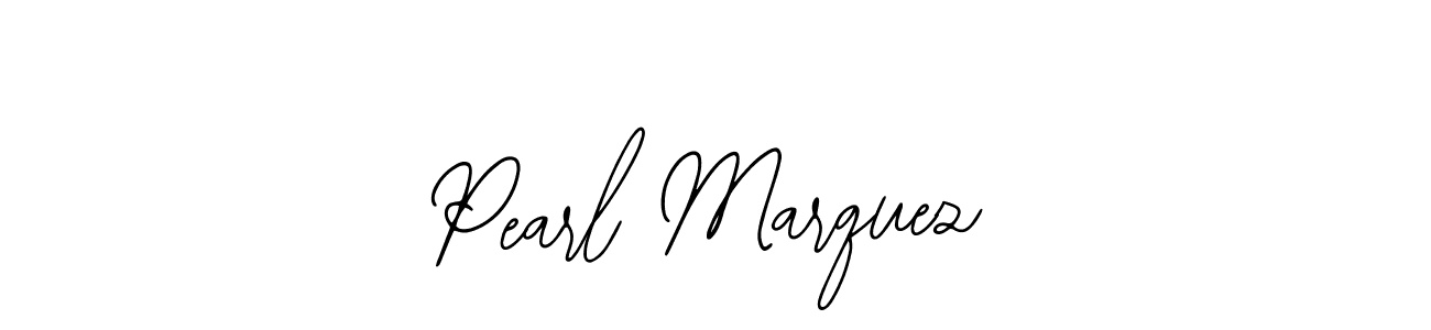 How to make Pearl Marquez name signature. Use Bearetta-2O07w style for creating short signs online. This is the latest handwritten sign. Pearl Marquez signature style 12 images and pictures png