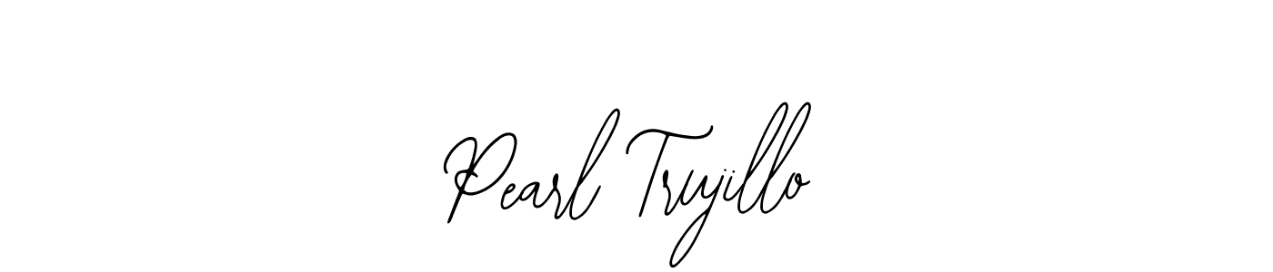 How to make Pearl Trujillo name signature. Use Bearetta-2O07w style for creating short signs online. This is the latest handwritten sign. Pearl Trujillo signature style 12 images and pictures png