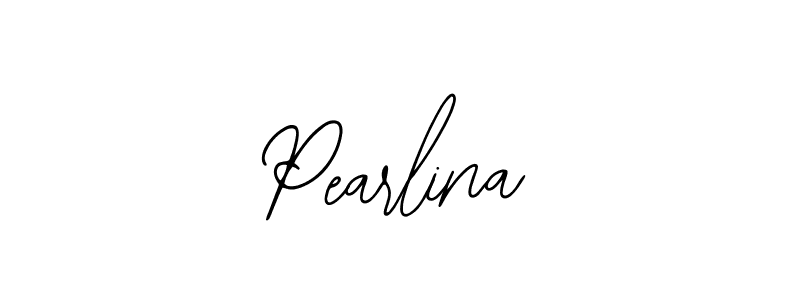 How to make Pearlina name signature. Use Bearetta-2O07w style for creating short signs online. This is the latest handwritten sign. Pearlina signature style 12 images and pictures png