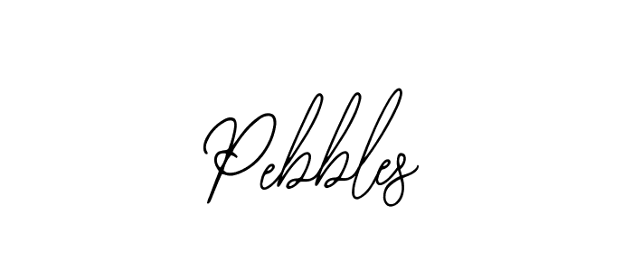 How to make Pebbles signature? Bearetta-2O07w is a professional autograph style. Create handwritten signature for Pebbles name. Pebbles signature style 12 images and pictures png