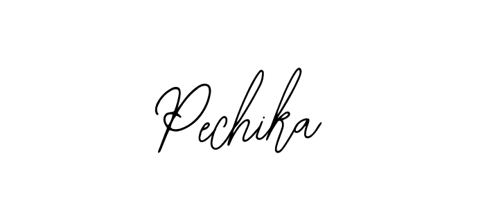 Similarly Bearetta-2O07w is the best handwritten signature design. Signature creator online .You can use it as an online autograph creator for name Pechika. Pechika signature style 12 images and pictures png