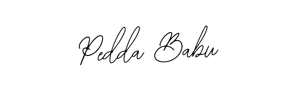 Use a signature maker to create a handwritten signature online. With this signature software, you can design (Bearetta-2O07w) your own signature for name Pedda Babu. Pedda Babu signature style 12 images and pictures png