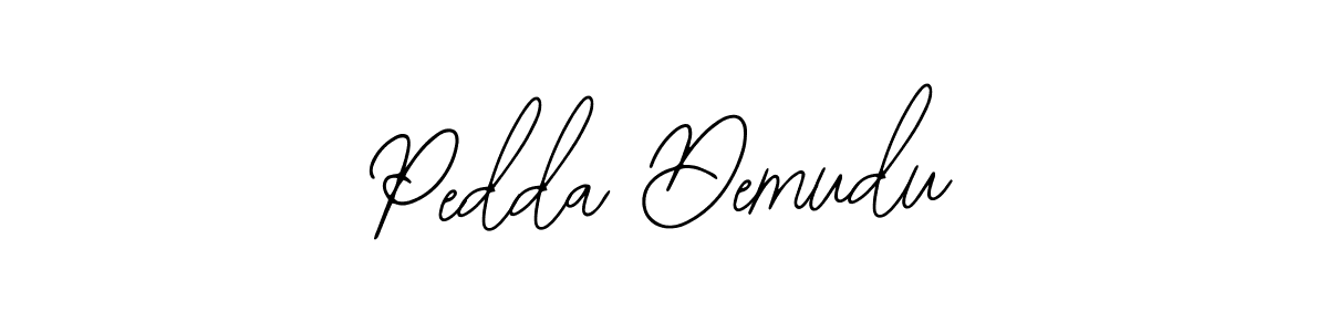 Similarly Bearetta-2O07w is the best handwritten signature design. Signature creator online .You can use it as an online autograph creator for name Pedda Demudu. Pedda Demudu signature style 12 images and pictures png