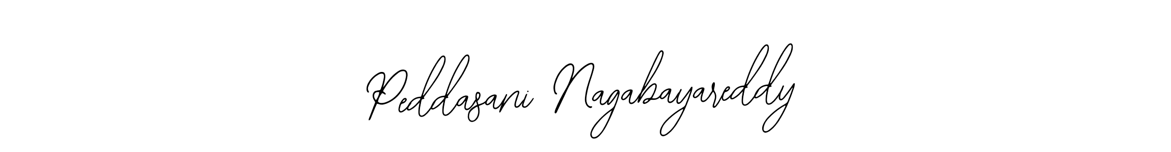 Make a beautiful signature design for name Peddasani Nagabayareddy. Use this online signature maker to create a handwritten signature for free. Peddasani Nagabayareddy signature style 12 images and pictures png