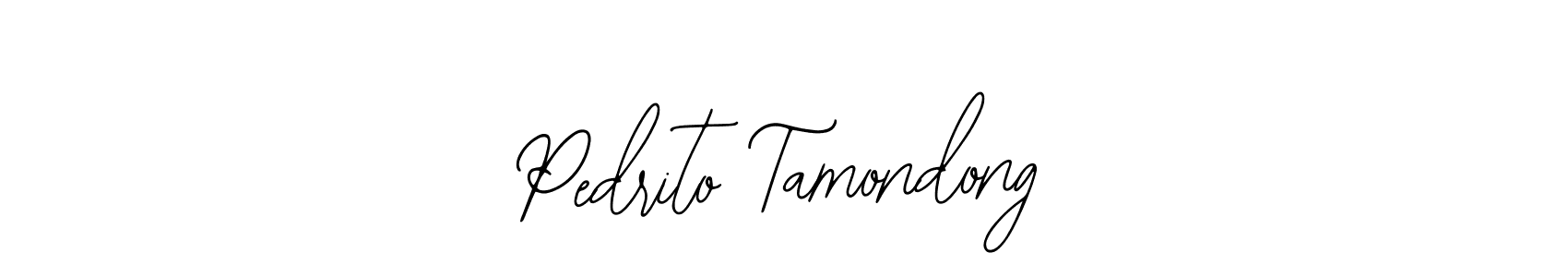 You can use this online signature creator to create a handwritten signature for the name Pedrito Tamondong. This is the best online autograph maker. Pedrito Tamondong signature style 12 images and pictures png