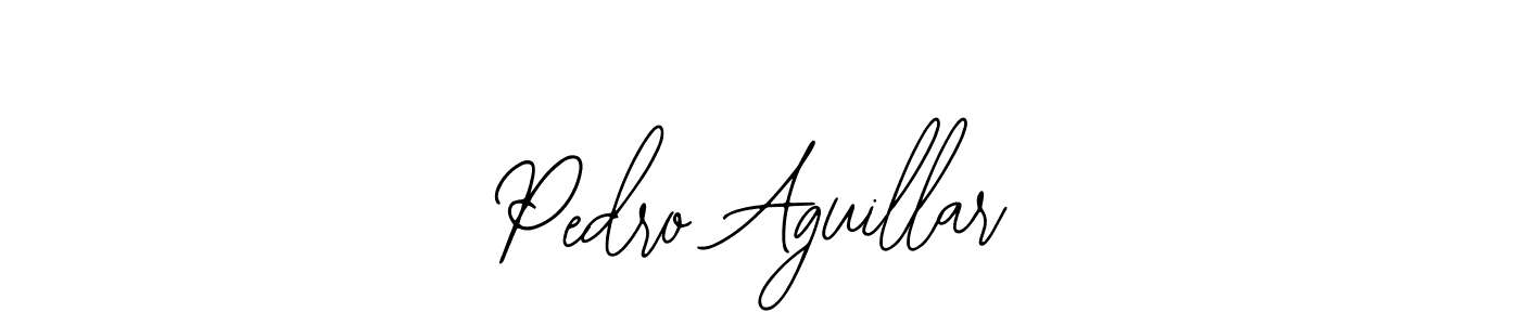 Design your own signature with our free online signature maker. With this signature software, you can create a handwritten (Bearetta-2O07w) signature for name Pedro Aguillar. Pedro Aguillar signature style 12 images and pictures png