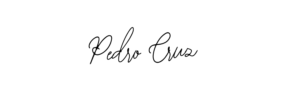 You should practise on your own different ways (Bearetta-2O07w) to write your name (Pedro Cruz) in signature. don't let someone else do it for you. Pedro Cruz signature style 12 images and pictures png