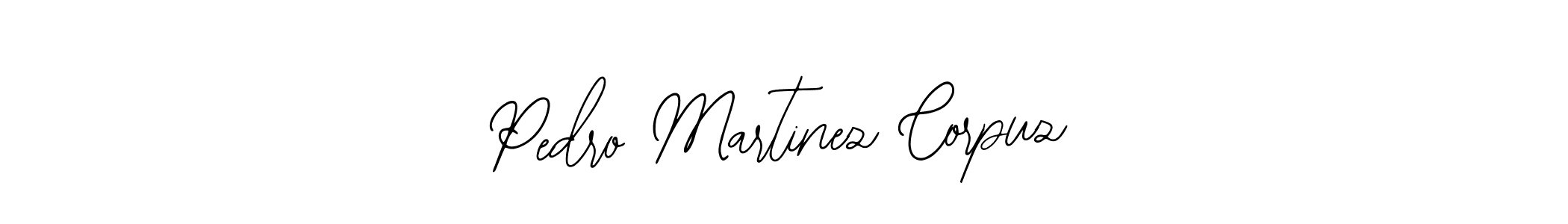 Pedro Martinez Corpuz stylish signature style. Best Handwritten Sign (Bearetta-2O07w) for my name. Handwritten Signature Collection Ideas for my name Pedro Martinez Corpuz. Pedro Martinez Corpuz signature style 12 images and pictures png