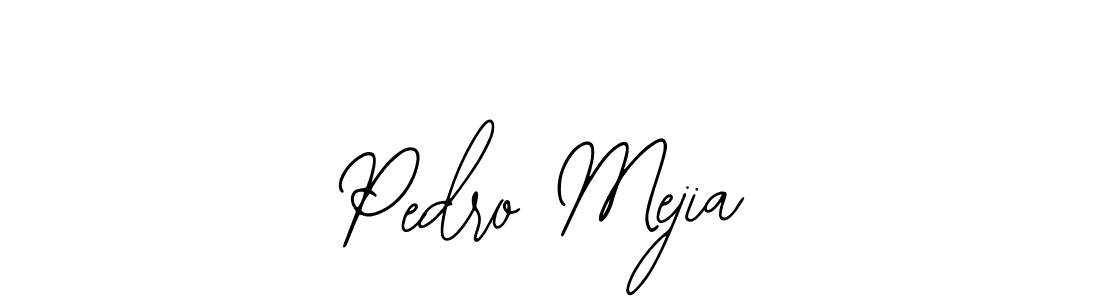 How to make Pedro Mejia signature? Bearetta-2O07w is a professional autograph style. Create handwritten signature for Pedro Mejia name. Pedro Mejia signature style 12 images and pictures png
